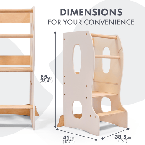 Goodevas® Montessori Learning Tower - Ivory